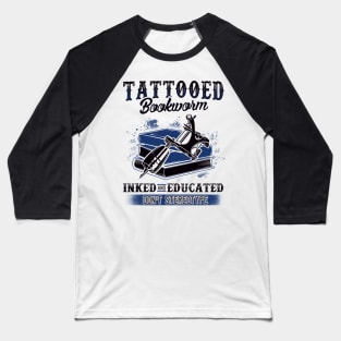 Tattooed Bookworm Baseball T-Shirt